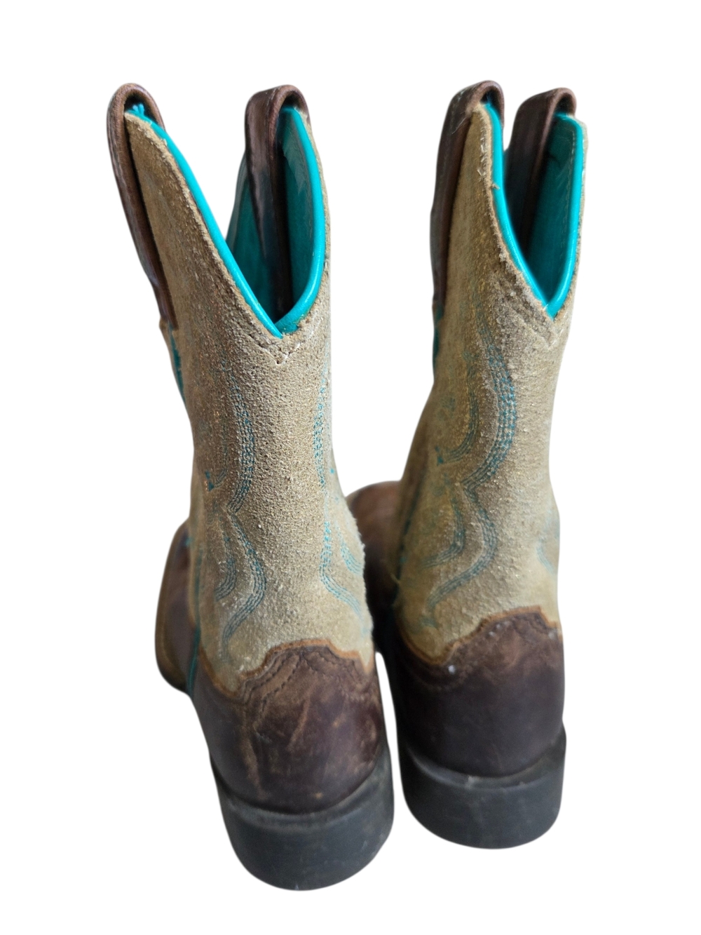 Ariat Quickdraw Western Girls Boots Size 8 - Picture 8 of 9